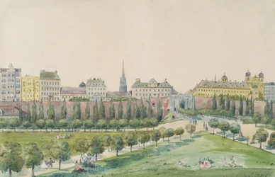 Stubenbastei och Stubentor i Wien