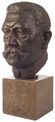 1. VÄRLDSKRIGET, historiskt, första, krig, Paul von Hindenburgs bronshuvud