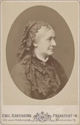 Porträtt av Clara Wieck-Schumann 1819-1896, 1883.