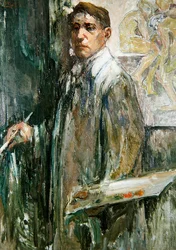 Självporträtt, ca 1910 (olja på duk)