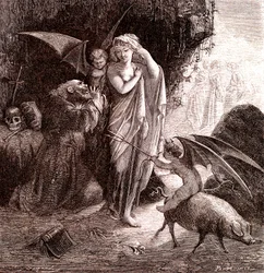 En helig man. 1866 (gravyr)