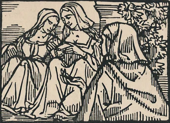 Illustration till Villons Ballad Of The Women of Paris, 1919