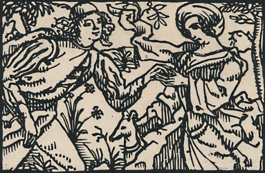 Illustration till Villons Petit Testament, 1919