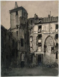 Gården vid Hôtel de Sens