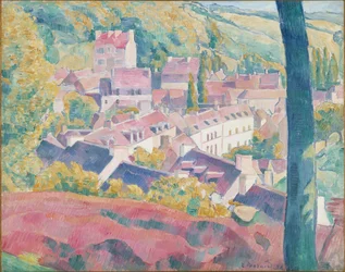 Pont-Aven sedd från Bois d