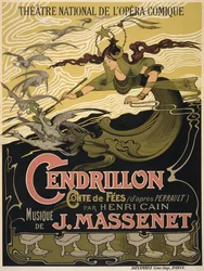 Affisch för Operan Cendrillon av Jules Massenet, 1899