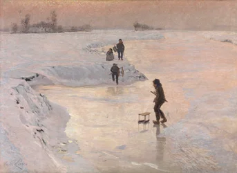 The Skaters, ca 1891 (olja på duk)