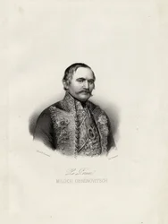 Milo Obrenovic I 1780-1860, prins av Serbien, ca 1838