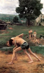 Brottning, 1889