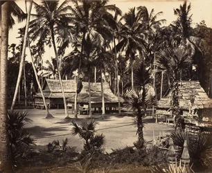 Bonzerie av den stora pagoden, 1866.