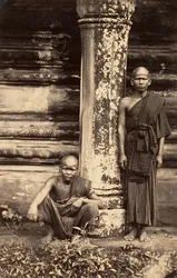 Bonzes of the Great Pagoda, 1866.