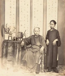 Annamesiska kvinnor, Cochinchina, 1866.