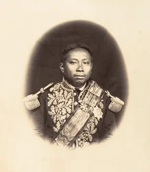 H. M. Norodon, kung av Kambodja, 1866.
