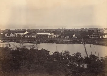 Vy över Saigon ark nr 2, 1866.
