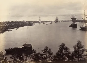 Vy över Saigon ark nr 3, 1866.
