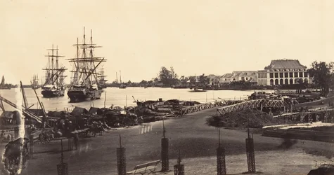 Syn på etableringen av de kejserliga meddelandena, 1866.