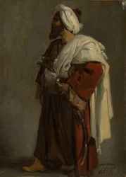 Arab Warrior, ca. 1817-22.
