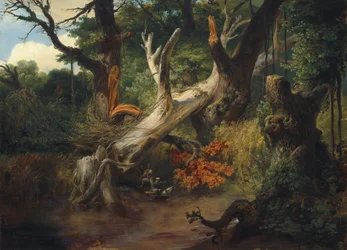 Jakt i de pontinska myrarna, 1833.