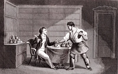 Skomakaren och finansmannen Fable de La Fontaine