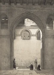 Moské DAhmed-Ibn-Toulon, graverad av Philippe Benoist (1813-1905) 1877