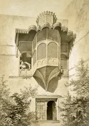Kairo: Huset Beyt El-Emyr (lite förfallet), 1800-talet.
