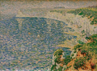 Utsikt över klipporna vid Étretat