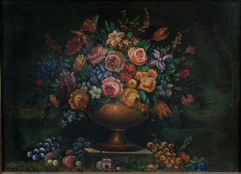 Vas med blommor