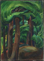 Western Forest, ca 1931 (olja på duk)