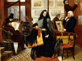 En skiss för "namnlös och vänlös", c.1857
