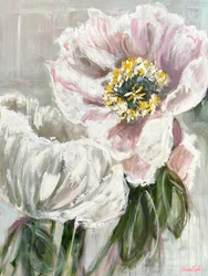 Mjukt rosa pioner