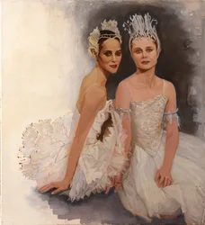 Snow Fairies, 2024 (oljemålning)