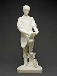 Maskinistlärling, ca 1859 (marmor)