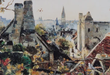 Beaulieu-lès-Loches oktober 1880-89 (olja på duk)