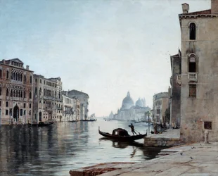 Gondol på Canal Grande, 1892.