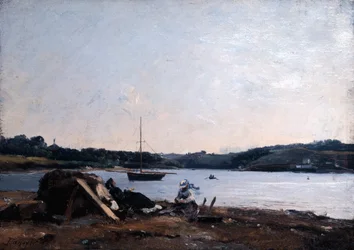 Flodens mynning, 1868.