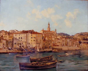 Hamnen i Menton 1891 (målning)