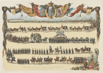 Högtidlig begravning av H.M. Willem III, kung av Nederländerna (...) 4 december 1890 (titel på objektet)