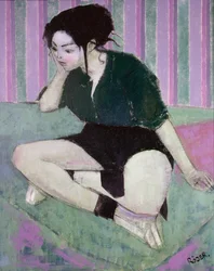 Liz (olja på duk)