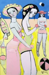 Partial Eclipse, 2007 (olja på dukskiva)