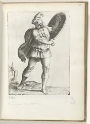 Spanska krijgsman ca. 1550 The Atttitudes of different Nations of Our Age (serietitel)