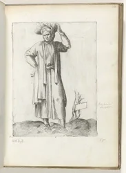 Spansk landman ca. 1550 Attityderna hos olika nationer i vår tid (serietitel)