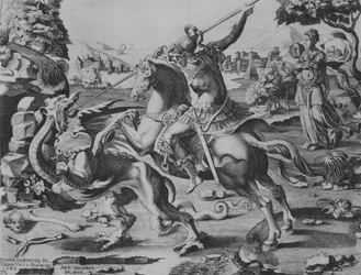 St George dödar draken, 1542.