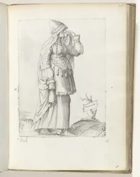Tartara m(ulier) (titel på objekt) Tartaarse kvinna, ca. 1550 Attityderna hos olika nationer i vår tid (serietitel)
