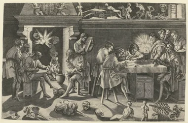 Baccio Bandinellis akademi Academie van beeldhouwer Baccio Bandinelli