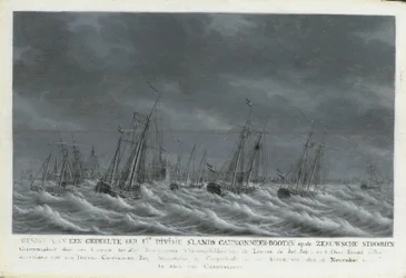 Bataviska flottan utanför Veere, 1800