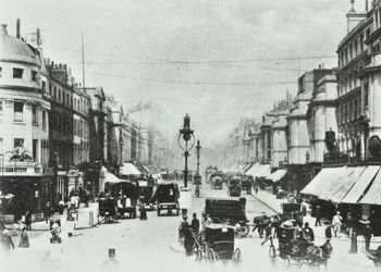 252-260 Regent Street, Westminster LB: tittar norrut till Oxford Circus, 1890