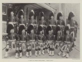 En grupp Gordon Highlanders, Dargai Boys