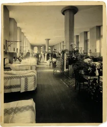 En barnavdelning på St. Thomas Hospital, London, ca 1900