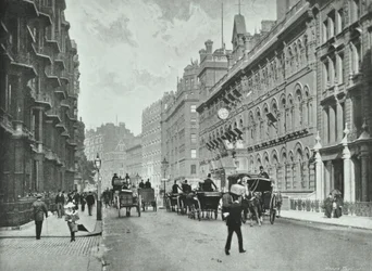 Army and Navy Stores, Victoria Street, Westminster LB: tittar österut vid Francis Street, 1895