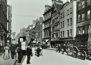 Crosby Hall, Bishopsgate: östra sidan, London, 1890